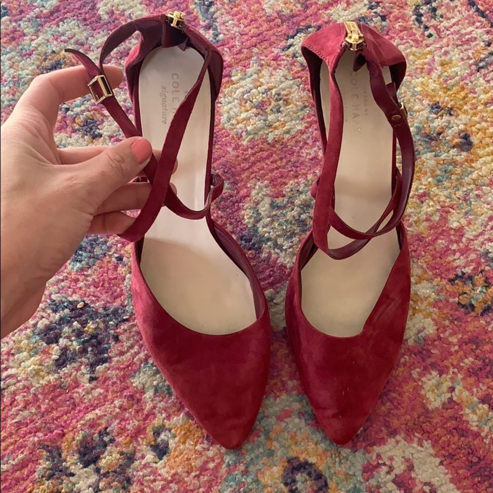 Cole Haan strap heels// size 10// GUC